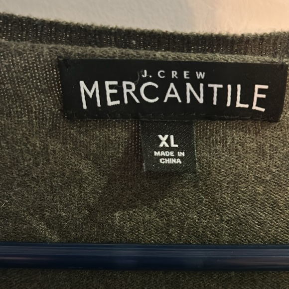 Green JCrew Mercantile sweater - Picture 2 of 3